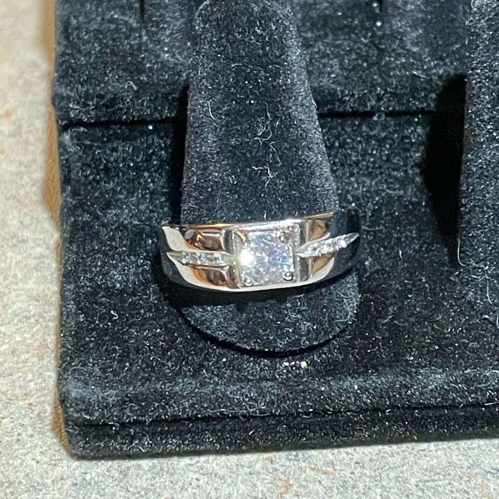 Men’s 1.6CTW Zirconia S925 Ring